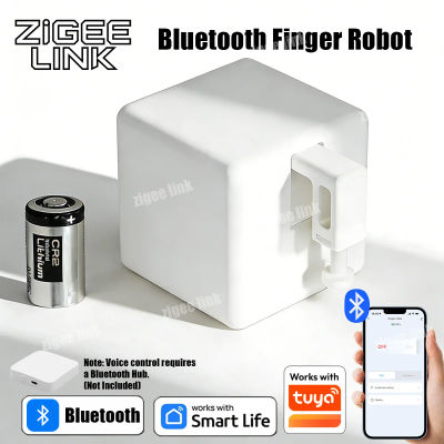 Botón pulsador Bluetooth Fingerbot, el robot más pequeño, interruptor automático, control remoto inalámbrico con control por pulgar para Tuya Alexa