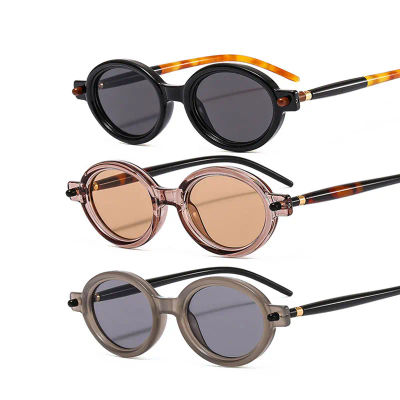 Gafas De Sol ovaladas a la moda para Hombre, Gafas De Sol Vintage con montura redonda pequeña, Gafas De Sol De marca De lujo para Hombre, Gafas De Sol Retro para conducir 2023