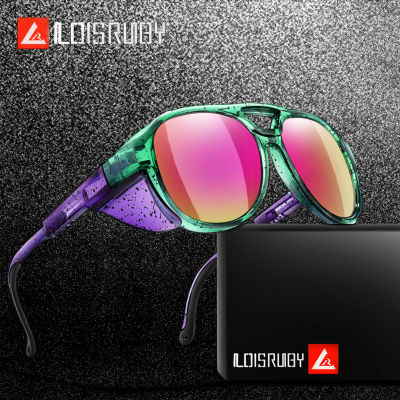 Gafas de Sol Unisex Vintage, Gafas de Ciclismo, Gafas Deportivas Resistentes al Viento, UV400 para Hombres y Mujeres, Ciclismo, Béisbol, Sóftbol, Estilo Punk