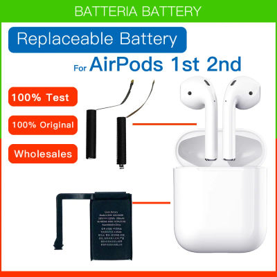 Batería de Repuesto 100% Original GOKY93mWh A1604 para Apple Airpods 1ª y 2ª Generación A1604 A1523 A1722 A2032 A2031 Air Pods 1 2