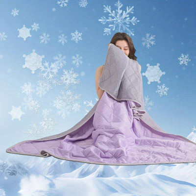 Manta refrescante de verano ultrasuave: manta refrescante ligera, transpirable y fácil de cuidar para almohadas refrescantes para personas calientes