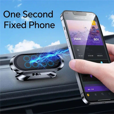 Soporte Magnético Universal para Teléfono Móvil con Rotación de 360 Grados para iPhone, Xiaomi, Samsung, Soporte para Teléfono Celular en el Automóvil