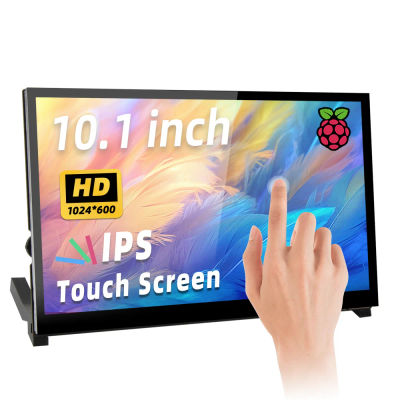 Pantalla táctil capacitiva iPistBit de 10,1 pulgadas pantalla IPS 1024*600 para Raspberry Pi Win 8/10 pantalla LCD con altavoces