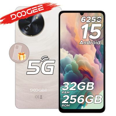 DOOGEE Note59 Pro - Teléfono inteligente Android 15 5G, pantalla de 6.75" HD+, 32GB de RAM, 256GB de almacenamiento, batería de 6250mAh, Versión Global, teléfono con NFC