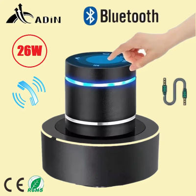 Adin 26w Vibro Altavoz Bluetooth Mini subwoofer inalámbrico portátil vecino resonancia de vibración altavoces de música columna para teléfono