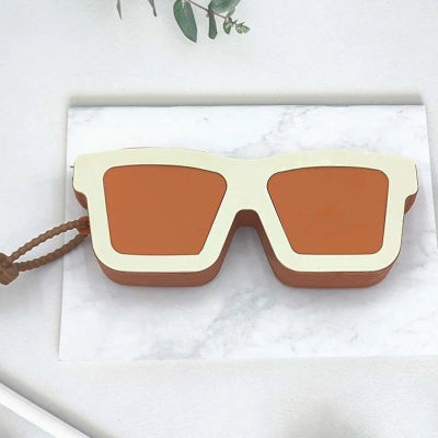 Estuche con forma de gafas de sol de colores vibrantes, carcasa a prueba de golpes, bolsa de silicona resistente a los arañazos, impermeable, tamaño compacto