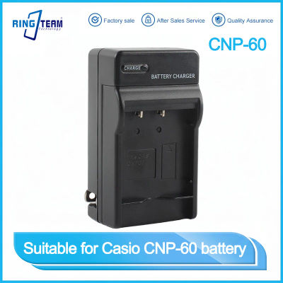 Cargador de batería CNP-60 para cámaras Casio, cargador de escritorio de viaje para las series EX-FS10/EX-Z80/EX-Z20, protección contra sobrecargas