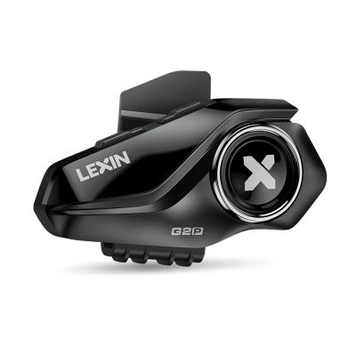 Lexin G2P motocicleta Blutooth intercomunicador casco auriculares Bluetooth, comunicador manos libres hasta 6 conductores interfono con Radio FM