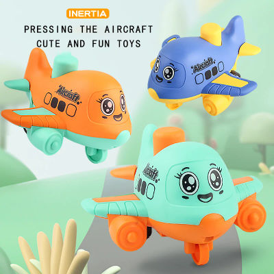 Juguetes de aviones Press and Go para niños pequeños de 1 a 3 años, coches de carreras de animales para bebés, juego de vehículos de juego para bebés, juguetes de coche de fricción Push Go para bebés