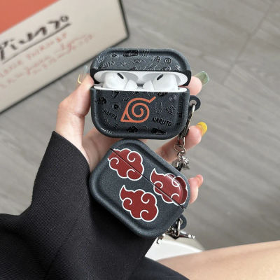 Estuche para Auriculares con Diseño de Anime Japonés N-NARUTOS Itachi Obito Pain para Airpods 4 2 3 1 Pro 3 2, Funda Protectora para Auriculares Bluetooth Inalámbricos
