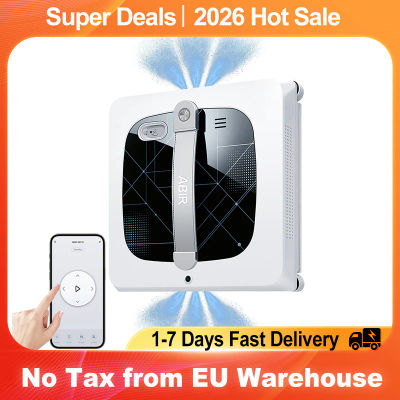 Robot limpiador de ventanas ABIR WD10, cepillos de doble rodillo, 4 cepillos para esquinas, pulverización de agua en 6 direcciones, succión de 10000 PA, lavado en húmedo y fregado combinados