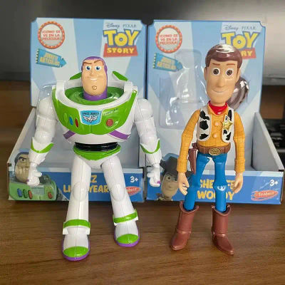 Juguetes de modelo de Buzz Lightyear, Muñeco robot Woody, Figura de acción de anime, Estatua de juguete, Adorno, Colgante, Muñeco de acción, Regalo de colección