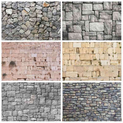 Fondo de pared de ladrillo Vintage, hojas verdes de piedra, retrato de cumpleaños para niños y bebés, decoración de fondo para fotografía de boda, utilería para estudio fotográfico