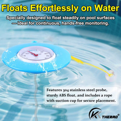 Termómetro flotante para piscina Termómetro para piscina Termómetro para piscina para bebés mide 10-50 ° C