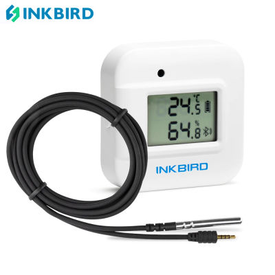 INKBIRD IBS-TH2 Plus Monitor inalámbrico de temperatura y humedad Bluetooth imán de sonda externa impermeable para elaborar carne en casa