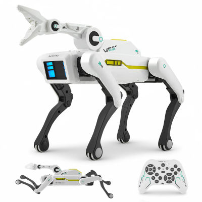 Nueva actualización inteligente AI RC Robot perro voz diálogo aplicación remota Control programación canto bailando máquina perro niños juguetes