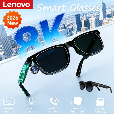 Gafas Inteligentes Lenovo 8K con IA, Control Remoto Táctil, Cámara para Fotos, Grabación, Traductor, Asistente de Voz, Bluetooth Inalámbrico