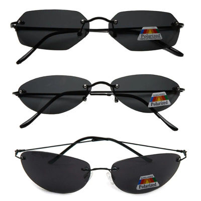 3 gafas de sol polarizadas Mix Matrix Neo Style ultraligeras sin montura para hombres, gafas de sol de diseño de marca para conducir, gafas de sol para deportes al aire libre