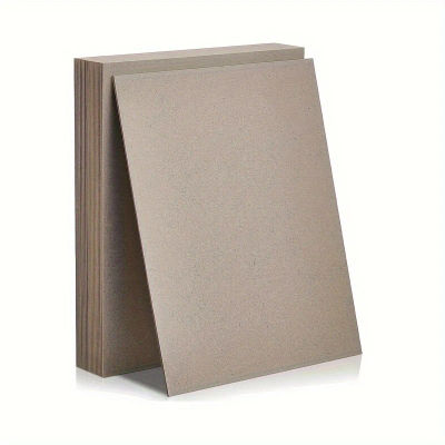 Carpetas de tablero de libros de 1mm, tablero de aglomerado de diseño, blanco, Kraft, gris, hoja de aglomerado resistente, encuadernación de cartulina, 5 uds.