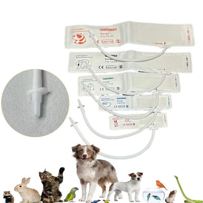 Brazalete de presión arterial veterinario para perros/gatos/Rodents-accesorio de monitor de presión arterial de animales de lona premium con correa para clínica de mascotas