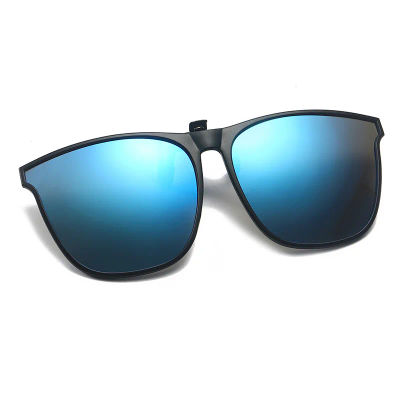 Gafas de sol polarizadas con Clip para hombre y mujer, gafas para conductor de coche, gafas de visión nocturna, gafas de sol cuadradas Vintage antideslumbrantes