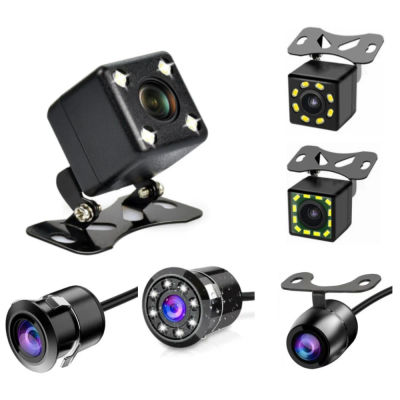 Cámara de visión trasera de coche, vídeo HD de 170 grados, visión nocturna, cámara de aparcamiento de marcha atrás, CCD, LED impermeable, Monitor de respaldo automático