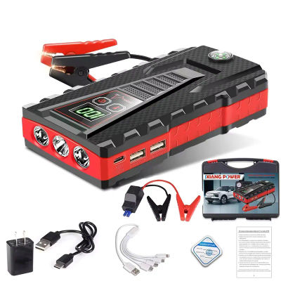 Arrancador de Coches Portátil de 12V y 6000mAh, Cargador de Batería Automotriz, Sistema de Arranque de Emergencia para Vehículos