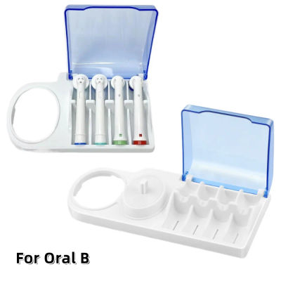 Soporte de cepillo de dientes eléctrico de repuesto para Braun Oral B con cubierta de almacenamiento para cabezal de cepillo y soporte de Base de cargador