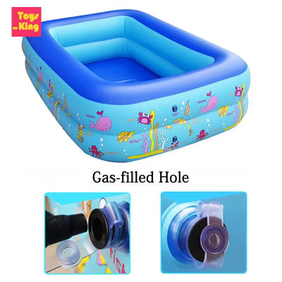 Piscina inflable grande para la familia, piscina rectangular gruesa con marco, piscina para niños, piscina exterior de verano, bañera para bebés, juguetes