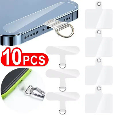 10/5/1 Uds. Junta de tarjeta de cordón antipérdida Universal de Tpu para teléfono móvil, cordón colgante de nailon desmontable para teléfono, correa, parche, almohadilla de sujeción