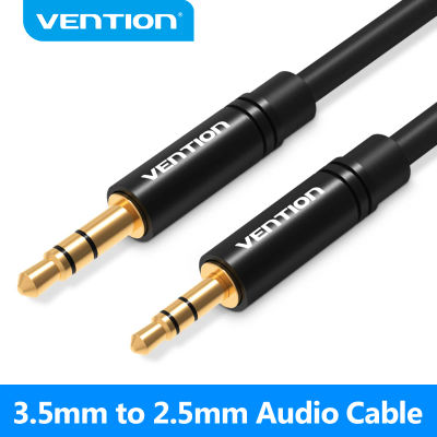 Cable Auxiliar Vention de 3.5 a 2.5 mm, Cable de Audio Jack 3.5 mm a Jack 2.5 mm, Cable Conector para Auriculares y Altavoces, Cable de 2.5 a 3.5 mm