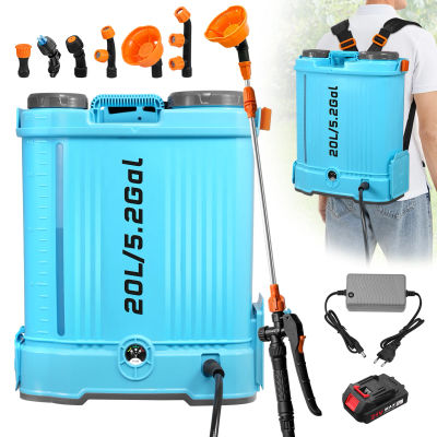 Pulverizador Eléctrico de Alta Capacidad de 16L/20L, Pulverizador de Jardín Recargable, Herramientas Eléctricas de Riego, Pulverizador de Mochila, Pulverizador de Plantas