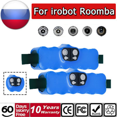 Batería de iones de litio para iRobot Roomba, 14,4 V, 5000mAh, Serie 500, 600, 700, 800, 510, 530, 550, 560, 580, 620, 630, 650, 760, 770, 780, R3