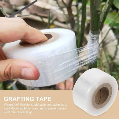 Cinta de injerto autoadhesiva, película elástica para injerto de plantas, para árboles frutales, plantas de vivero, plántulas, viñedos y floristería