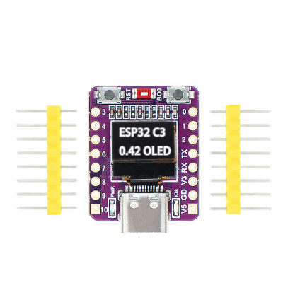 Placa de desarrollo OLED ESP32-C3 con módulo OLED de 0,42 pulgadas antena cerámica wifi Bluetooth ESP32 placa de desarrollo supermini