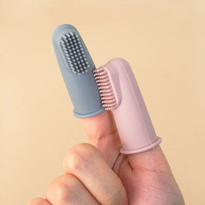 Cepillo de limpieza para el cuidado bucal de los dientes de los niños, cepillo de dientes para el dedo para la salud del bebé, artículos para bebés recién nacidos, accesorios portátiles de viaje