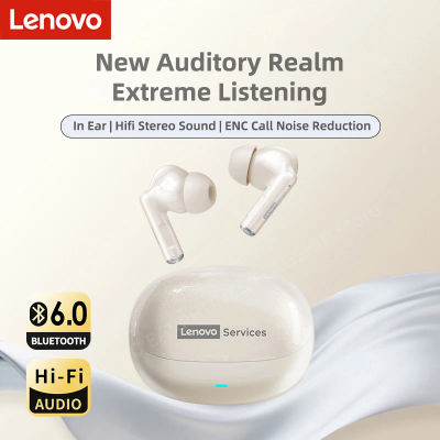 Auriculares Lenovo TWS inalámbricos Bluetooth 6,0, sonido HiFi, auriculares con reducción de ruido ENC, auriculares deportivos para videojuegos con micrófono, nuevos