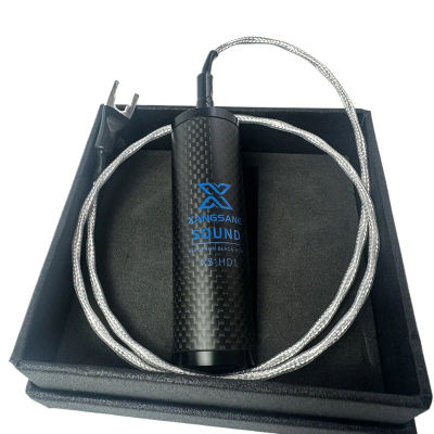 Decodificador de altavoz amplificador de potencia, caja de blindaje antiinterferencias de fibra de carbono, caja de cables de conexión a tierra de Audio con agujero negro electrónico, 1 Uds.
