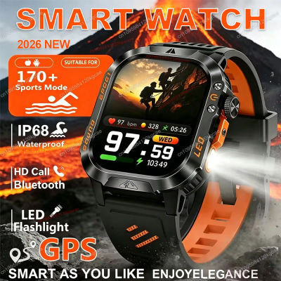 Nuevo Reloj Inteligente Militar 2026 para Hombre, 3ATM, Deportivo, Monitor de Actividad Física, Presión Arterial, Salud, Llamadas BT, GPS, Smartwatch Hw12