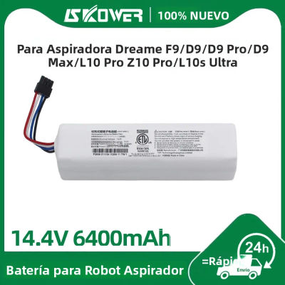 Batería P2008-4S2P-MMBK para Aspiradora Robótica Dreame D9 Max F9 Z10 L10 Pro L10s Plus D10s RLS5-BL0 P2150 S10 S20 X10 RL55L