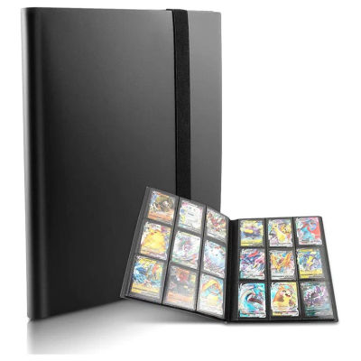 Álbumes y carpetas de bolsillo con capacidad para 160/360 tarjetas de juego, para tarjetas deportivas de Pokémon, Yugioh, béisbol, fútbol, etc.