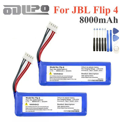 Batería de 3.7v para JBL Flip 4 Flip4 8000mAh batería recargable GSP 872693 01 para altavoz JBL Flip 4 Flip4 edición especial batería