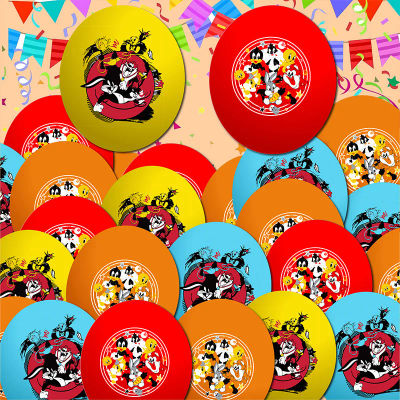 Globos de Látex de 12 Pulgadas de los Looney Tunes, Decoración para Fiestas de Cumpleaños Infantiles, Baby Shower