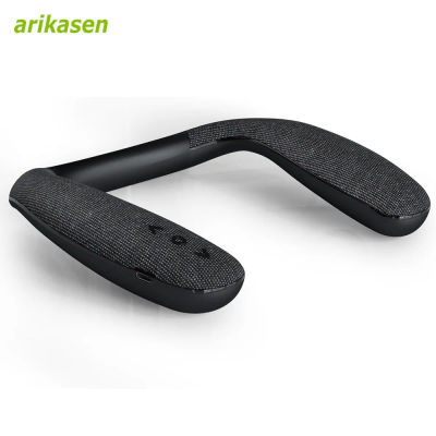 Altavoz Bluetooth con banda para el cuello, altavoz Bluetooth para el cuello inalámbrico, sistema de altavoces Bluetooth portátil para juegos, películas, música al aire libre
