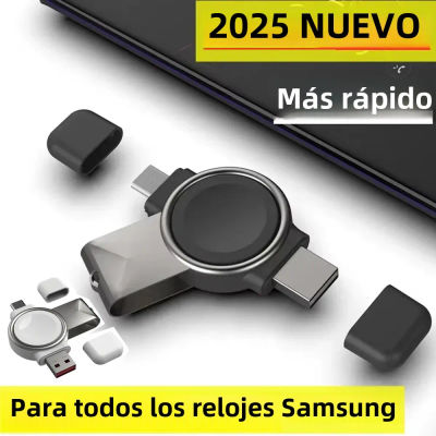 Cargador inalámbrico para reloj Galaxy Watch 6, estación de carga rápida tipo C para Samsung Galaxy Watch 5 Pro/4/3/Active 2