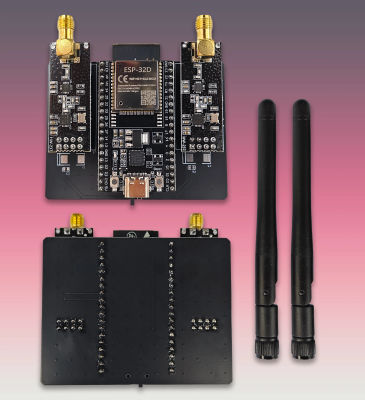Nuevo Módulo ESP32 + NRF24L01 PA LNA de 2.4GHz para Flipper Zero, Antena Mejorada, Protocolo de Comunicación de Modo Dual Bluetooth y Wi-Fi