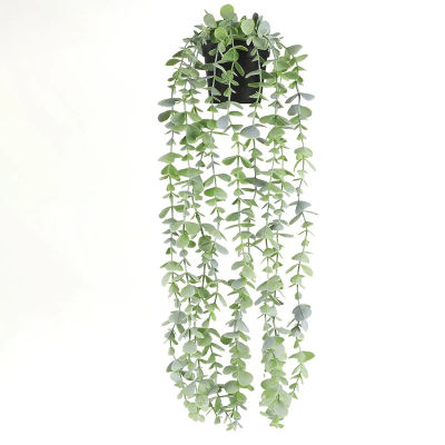 Planta de hiedra Artificial de plástico de eucalipto vid boda al aire libre Navidad hogar jardín arco pared Oficina bricolaje regalo caliente Venta de decoración