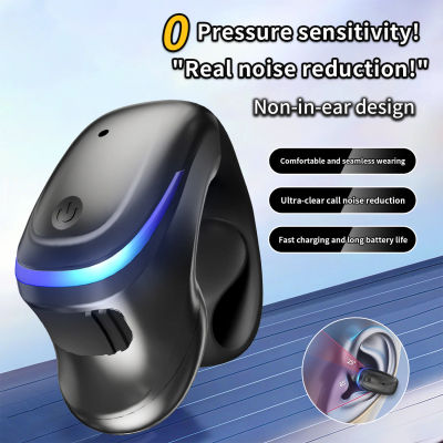 Auriculares inalámbricos Bluetooth de conducción ósea 5,3, auriculares con Clip que hablan, uso prolongado sin dolor, batería de larga duración