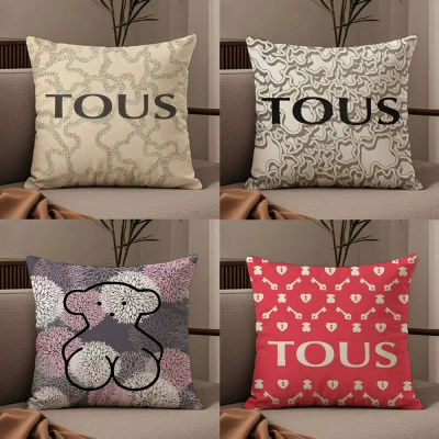 Funda de almohada de anime CRAFTED WITLOVE T-touS-s, funda de almohada con buena impresión, funda de cojín para sofá y sala de estar, decoración para dormitorio y habitación