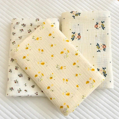 Manta de algodón para bebé recién nacido, ropa de cama de verano, manta para lanzar, manta receptora de cuadrados de muselina